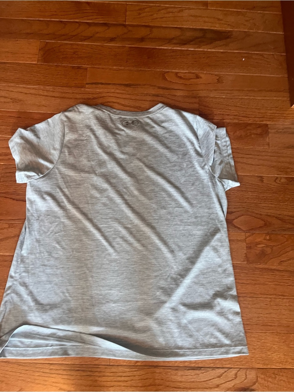 Under Armour Light Gray Woman Logo Short Sleeve Tee 2XL - Picture 3 of 3